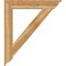 Ekena Millwork Traditional Traditional Rough Sawn Bracket, Western Red Cedar, 6"W x 42"D x 48"H BKT06X42X48TRA01RWR - alternate 2